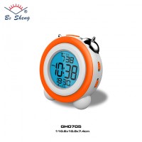 BoSheng  Amazon Hot Sale Digital Twin Bell Digital Desk Alarm Clock for Children