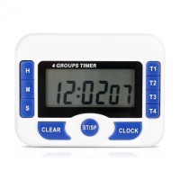 digital countdown timer  4 Channels cooking timer digital Logo Customized